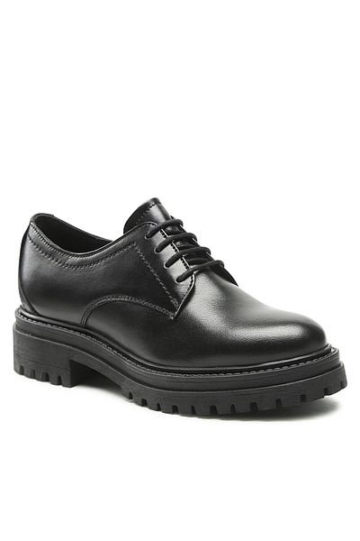 Geox Pantofi Oxford negri pentru femei GEOX-D IRIDEA D26HRM 00043 C9999
