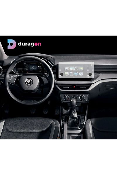 Skoda Navigation Protection Film 8'' Skoda Fabia 2021+, Duragon and Watches, Matte silicone, installation kit