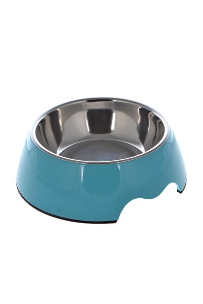 NUTRAPET Melamine Round Bowl Sky Blue M:17.5 * 6.5Cms 350/ml11.8oz