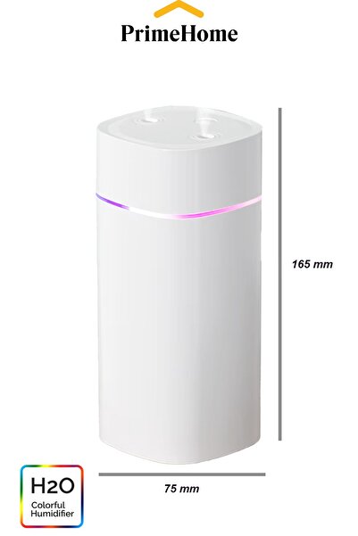 PRİME HOME H2o Nemlendirici Buhar Makinası 600 Ml Hava Ultrasonik Çift Başlık