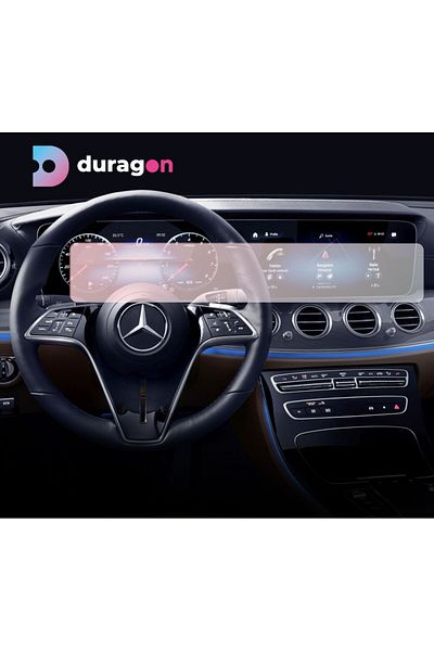 MERCEDES Duragon navigation and dashboard clock foil, for Mercedes Benz E-Class (W213) 2020-2023, matte, kit