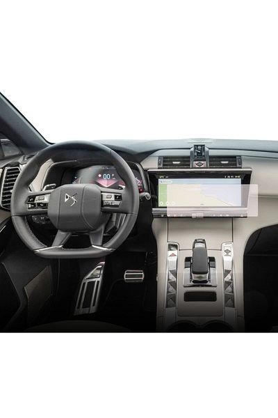 UNIVERSAL CAR Navigation Protection Film DS Automobiles DS 7 2022+, Duragon, Matte silicone, installation kit