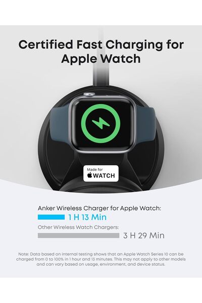 Anker شاحن لاسلكي مغناطيسي MagGo (حامل قفص الاتهام) 3 في 1 Qi2 15W متوافق مع MagSafe