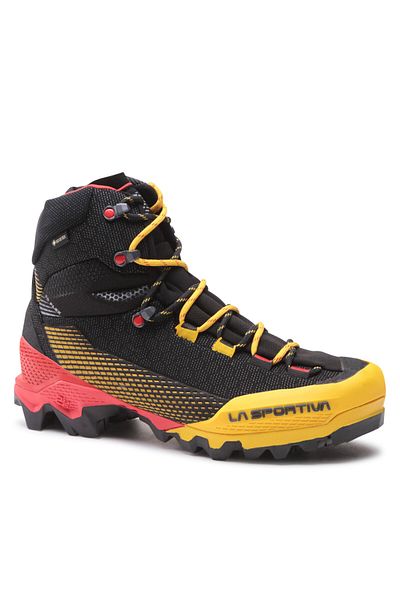 La Sportiva Pantofi trekking bărbați la sportiva negri LA SPORTIVA-AEQUILIBRIUM ST GTX 31A999100 NEGRU/GALBEN