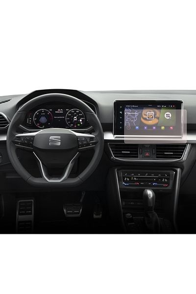 Seat Navigation Protection Film Seat Tarraco 2018+, Duragon, Matte silicone, installation kit