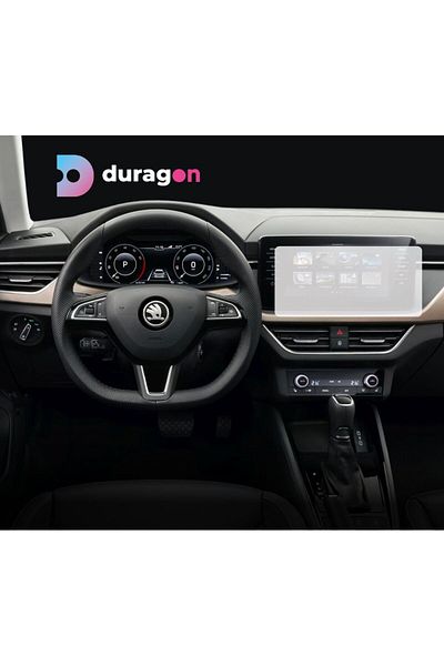 Skoda Navigation Protection Film Skoda Scala 2018-2023, Duragon, Matte silicone, installation kit