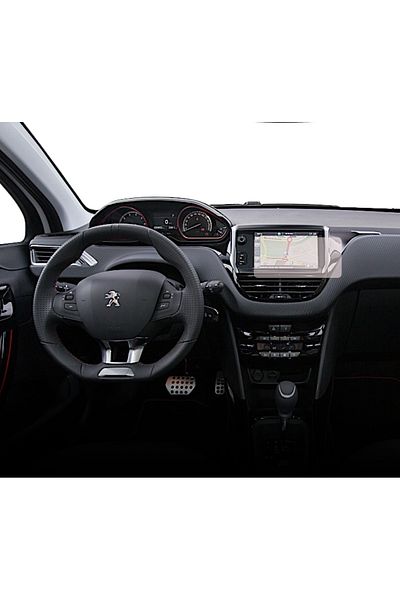 Citroen / Peugeot Navigation Display Protection Film, Duragon, Peugeot 2008 2016-2019, Matte silicone, Installation kit