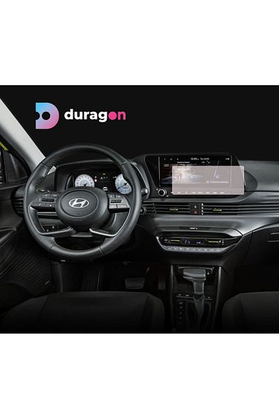 Hyundai Navigation Protection Film Hyundai i20 2020-2023, Duragon, silicone, installation kit