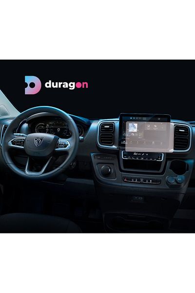 Citroen / Peugeot Navigation Protection Film Peugeot Boxer 2024+, Duragon, Matte silicone, installation kit