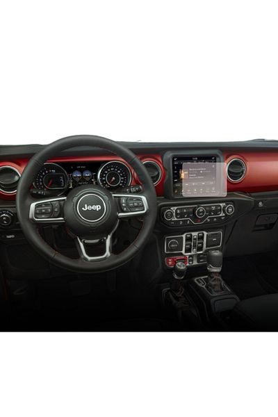 Jeep Navigation Protection Film Jeep Gladiator 2020-2023, Duragon, silicone, installation kit