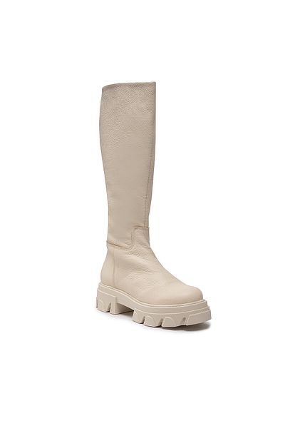 Steve Madden Women's Boots beige STEVE MADDEN-SM11002143 287 BONE LEATHER