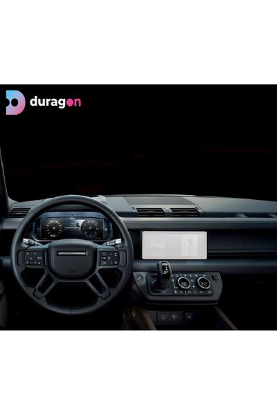 Land Rover Range Rover Navigation Protection Film Land Rover Defender 110 2019-2024, Duragon, Transparent silicone, kit