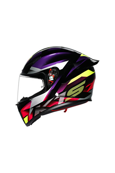 AGV KASK/K1 S E2206 FASTLAP BLACK PURPLE PINK M0196 FASTLAP