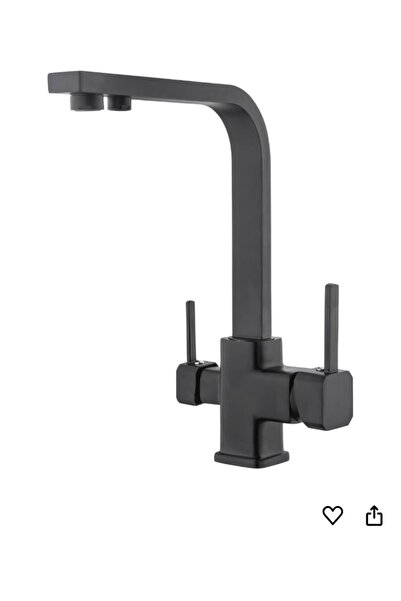 İyem 3 Way Black Kitchen Sink Faucet with Purification Outlet 1St Snif Domestic Production