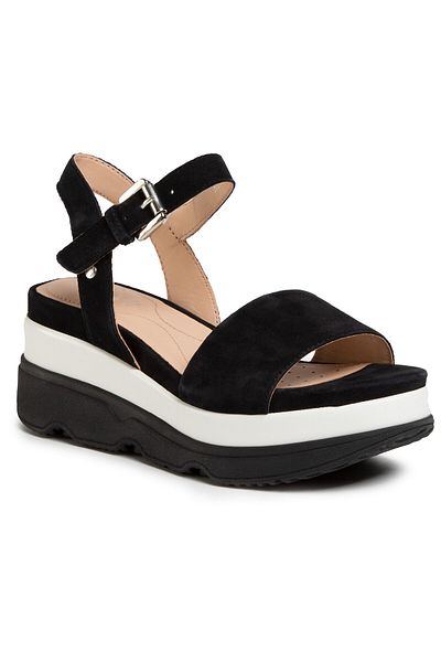 Geox Sandale damă negre D02HBC