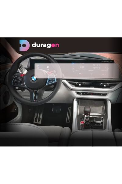 BMW Navigation Protection Film BMW XM 2022+, Duragon, Matte silicone, installation kit