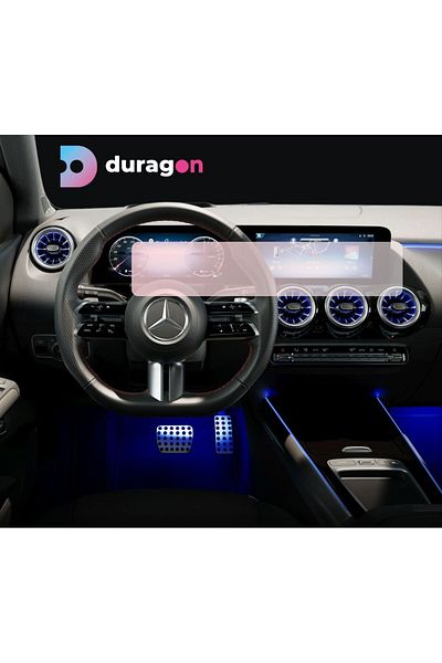 MERCEDES Duragon navigation and dashboard clock protection film, for Mercedes Benz B-Class 2022+, matte, kit