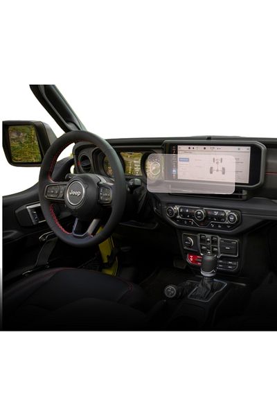 Jeep Navigation Protection Film Jeep Gladiator 2023+, Duragon, Matte silicone, installation kit