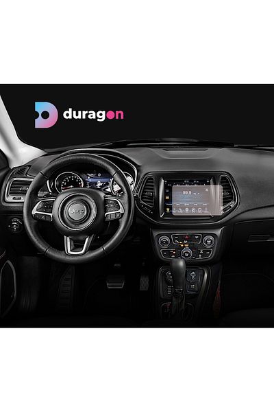 Jeep Navigation Protection Film Jeep Compass 2016-2019, Duragon, silicone, installation kit