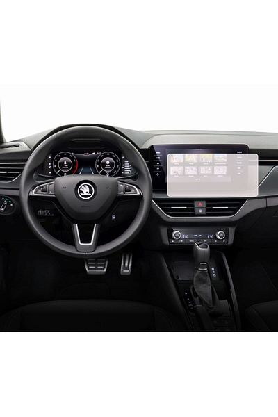 Skoda Navigation Protection Film Skoda Kamiq (EU) 2019-2023, Duragon, silicone, installation kit