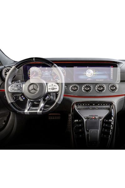 MERCEDES Navigation and dashboard clock foil Duragon, Mercedes AMG GT 53 4MATIC+ (X290) 2018-2020, matte, kit
