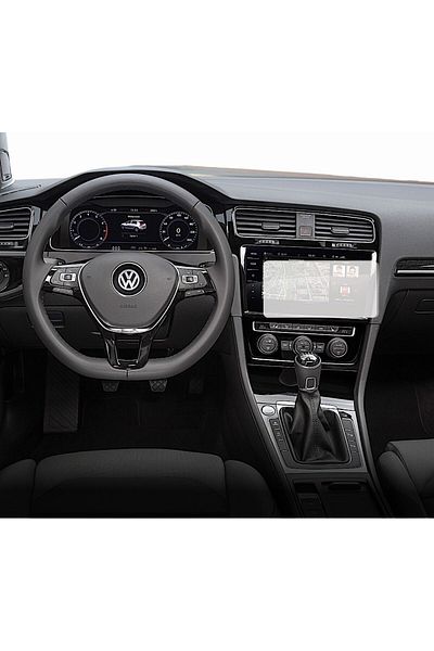 Volkswagen Navigation Protection Film Volkswagen Golf 2017-2019, Duragon, Matte silicone, installation kit