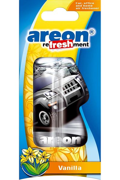 Areon Refreshment Liquid, 8.5ml Scent Car Hanging Freshener, Fresh Air-Vanilla (LC07) Pack of 1