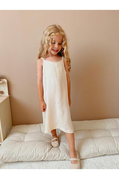 YİGİT BUTİK Yigit Butyl Cotton Fabric Girl's Dress