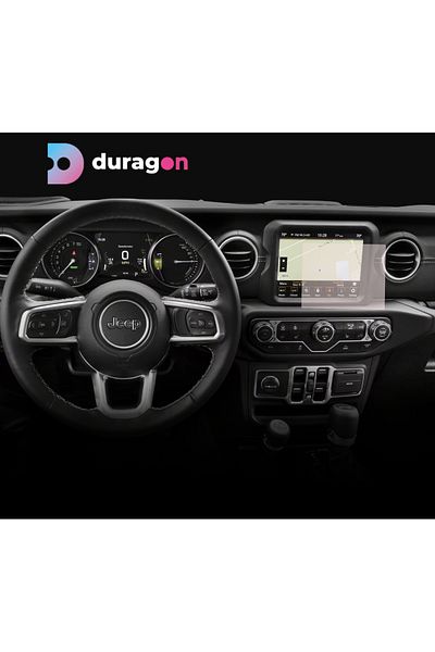 Jeep Duragon navigation display protection film, for Jeep Wrangler 4xe 2021-2023, matte, installation kit