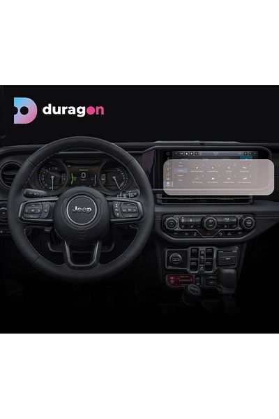 Jeep Navigation Protection Film Jeep Wrangler Rubicon 392 2023+, Duragon, silicone, installation kit