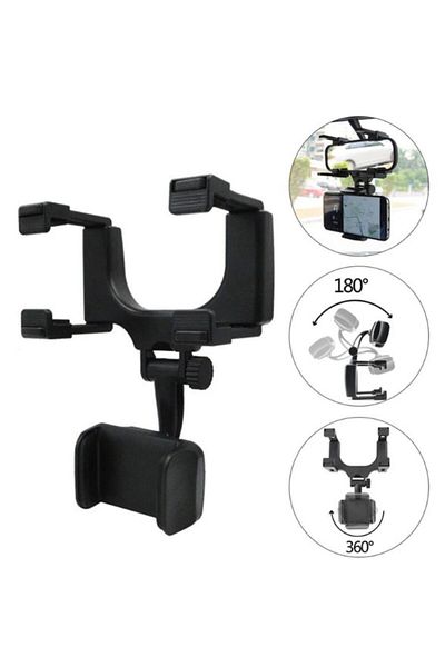 Acousticworld Suport pentru telefon montat pe oglinda retrovizoare auto CM-219