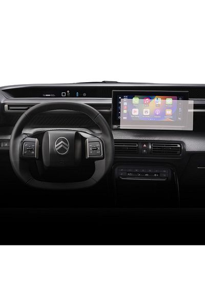 Citroen / Peugeot Navigation Protection Film Citroen e-C3 2023+, Duragon, silicone, installation kit