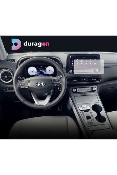 Hyundai Duragon navigation display protection film, for Hyundai Kona Electric 2020-2021, matte, kit