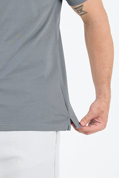 Rodi 95% Cotton 5% Elastane Slim Fit Short Sleeve Comfortable Fabric Breathable Men's Polo Neck T-Shirt 0002