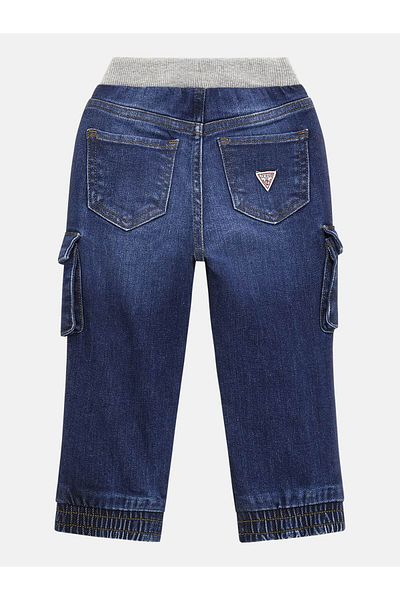 Guess Pantaloni cargo din denim stretch cu croială relaxată