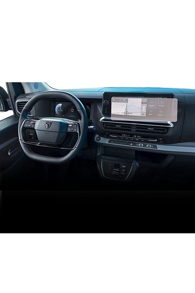 Citroen / Peugeot Navigation Protection Film Peugeot Expert 2024+, Duragon, Matte silicone, installation kit