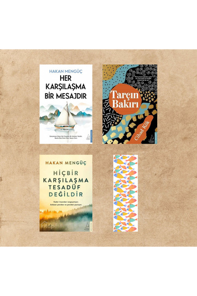 Destek Yayınları 3 Kitap / Tarçın Bakırı -Her Karşılaşma Bir Mesajdır- Hiçbir...