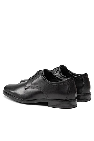 CLARKS Men's Half-boots black CLARKS-HOWARD WALK BLACK LEATHER 261612857