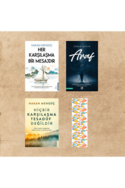 Destek Yayınları 3 Kitap/Araf- Her Karşılaşma Bir Mesajdır - Hiçbir Karşılaşm...
