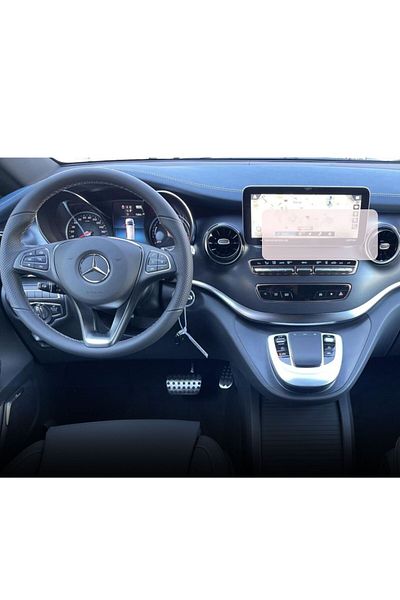 MERCEDES Navigation Protection Film Mercedes Benz EQV 2019+, Duragon, Matte silicone, installation kit