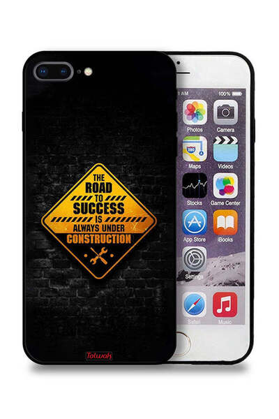 Tolwak جراب حماية لجهاز Apple iPhone 7 Plus الطريق إلى النجاح دائمًا قيد الإنشاء