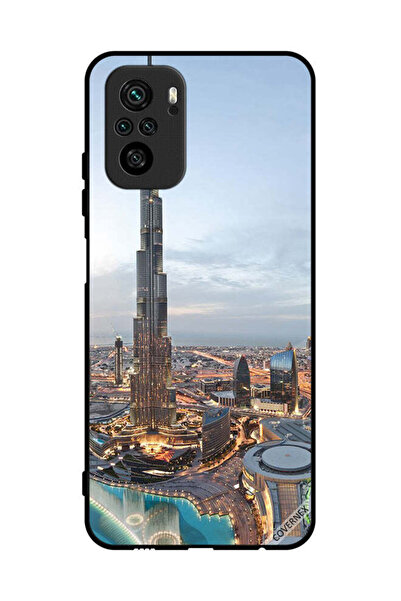 Covernex غطاء حماية لهاتف Poco M5s 4G منظر جميل لوسط مدينة دبي