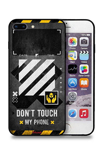 Tolwak جراب حماية لجهاز Apple iPhone 7 Plus - لا تلمس هاتفي