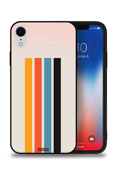 Tolwak جراب حماية لجهاز Apple iPhone XR بنمط خطوط مستقيمة