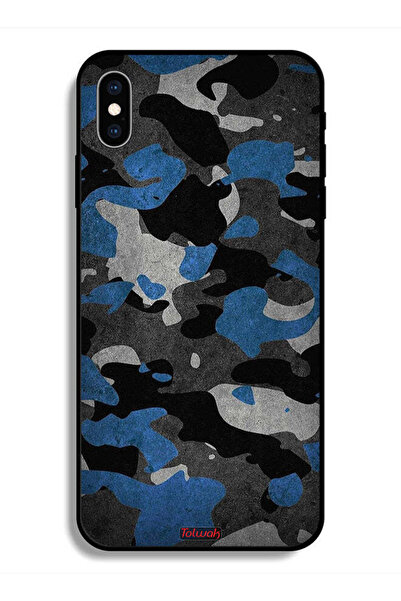 Tolwak جراب حماية لهاتف Apple iPhone X بنمط تمويه