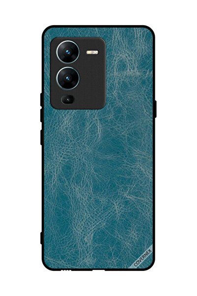 Covernex غطاء حماية لهاتف فيفو V25 برو بنمط جلد عتيق
