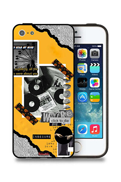 Tolwak جراب حماية لجهاز Apple iPhone 5/5s/SE - جميع الأغاني كانت عنك