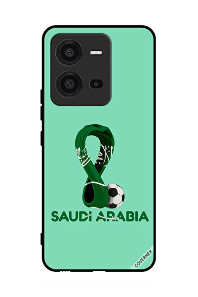 Covernex غطاء حماية لهاتف فيفو V25 علم المملكة العربية السعودية في كأس العالم...