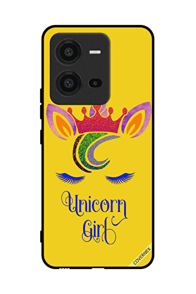 Covernex غطاء حماية لهاتف فيفو V25 - تصميم فتاة يونيكورن