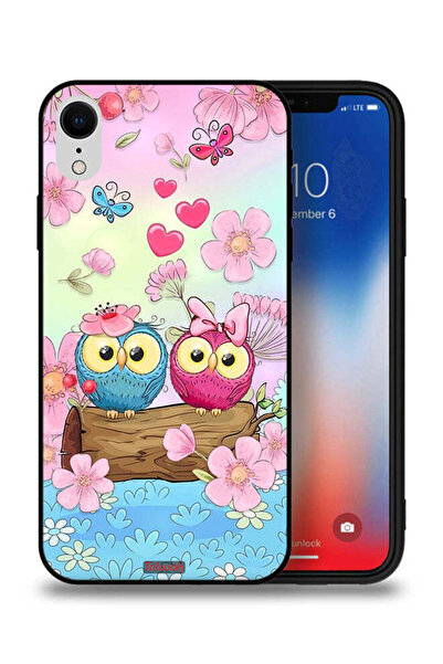 Tolwak جراب حماية لجهاز Apple iPhone XR برسومات بومة لطيفة